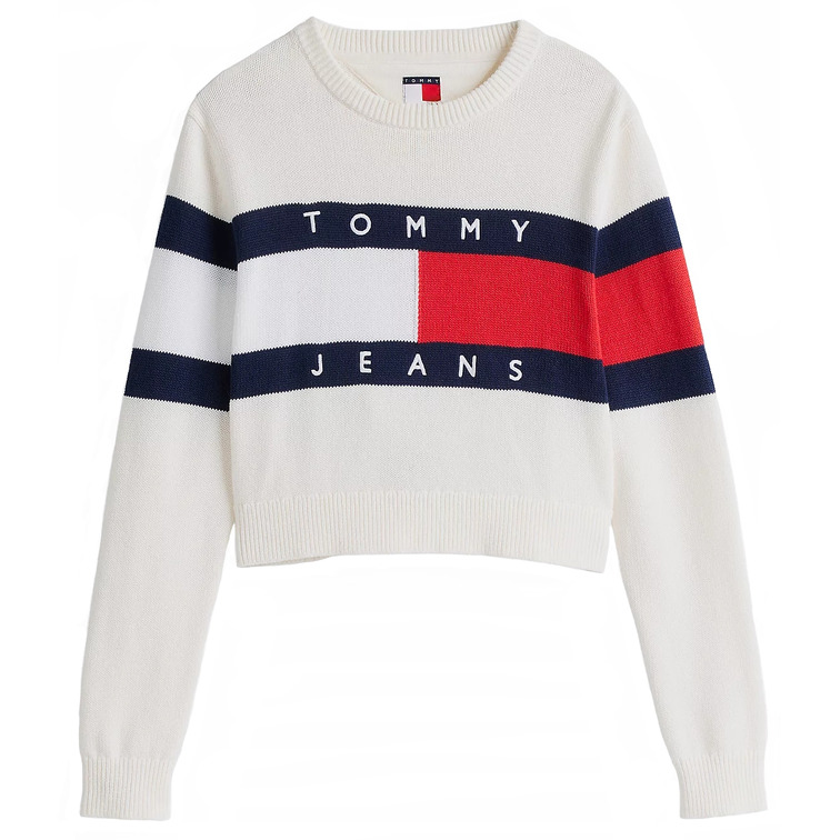 JERSEY COLORBLOCK MUJER TOMMY JEANS FIT HOLGADO