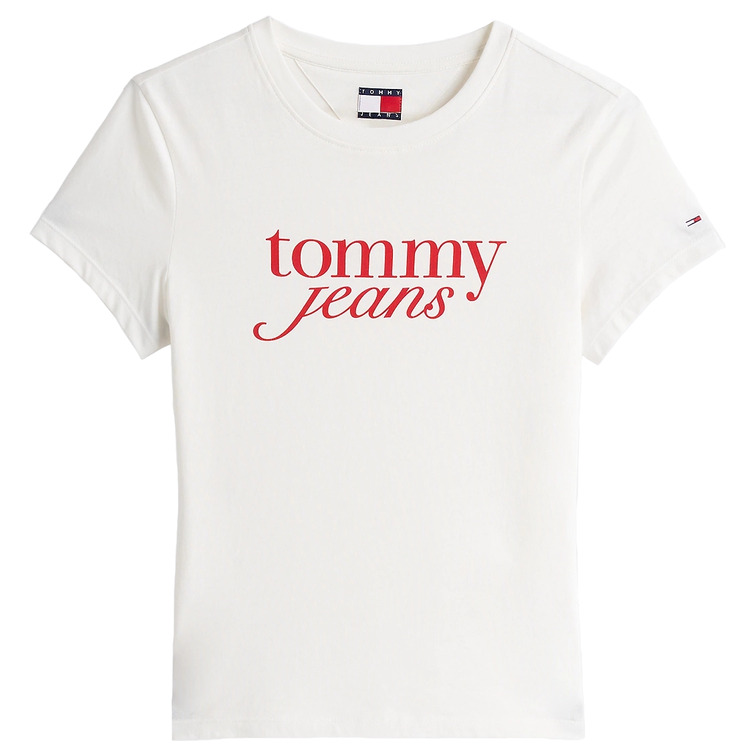 CAMISETA MUJER TOMMY JEANS CON LOGO FIT SLIM