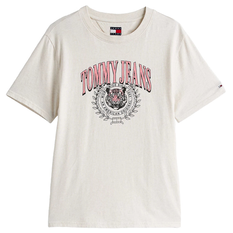 CAMISETA MUJER TOMMY JEANS CON LOGO FIT HOLGADO