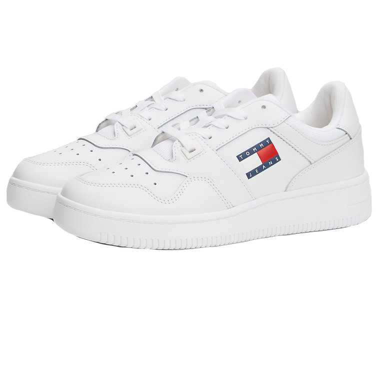 ZAPATILLAS DE PIEL DE BALONCESTO RETRO ESSENTIAL MUJER TOMMY JEANS