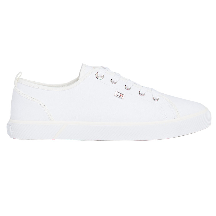 ZAPATILLAS DE LONA CON LOGO ESMALTADO MUJER TOMMY HILFIGER