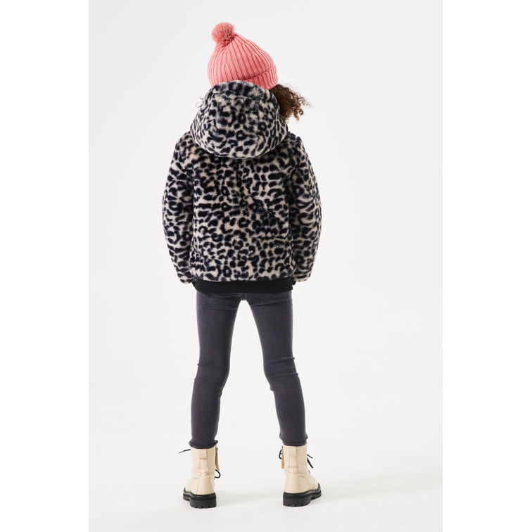 CAZADORA BOMBER REVERSIBLE DE PELUCHE NIÑA GARCIA JEANS