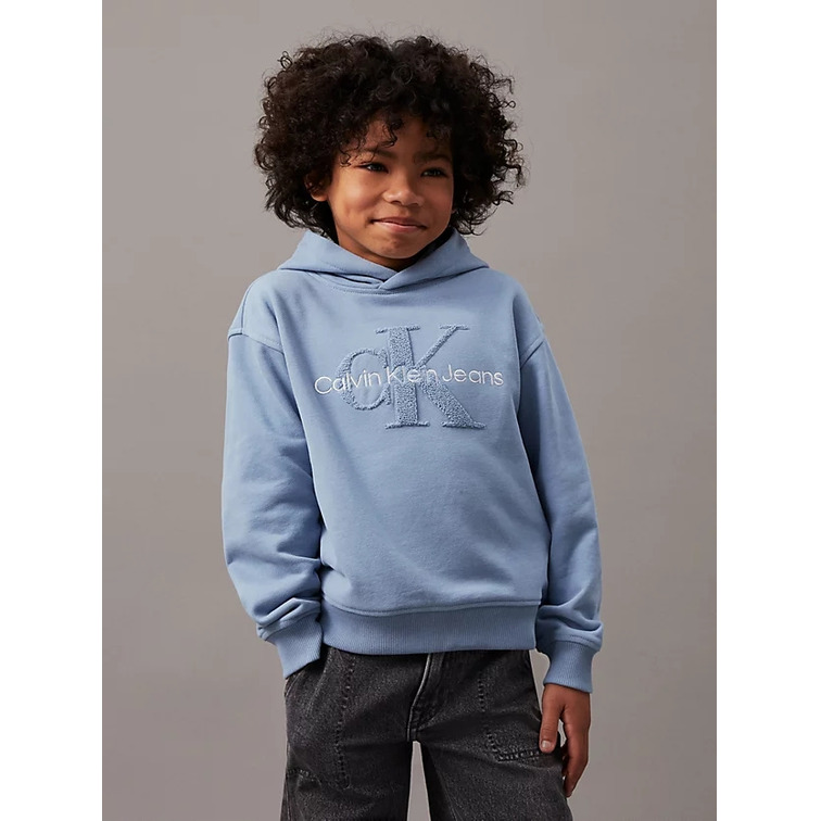 SUDADERA CON CAPUCHA NIÑO CALVIN KLEIN FIT HOLGADO