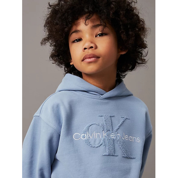 SUDADERA CON CAPUCHA NIÑO CALVIN KLEIN FIT HOLGADO