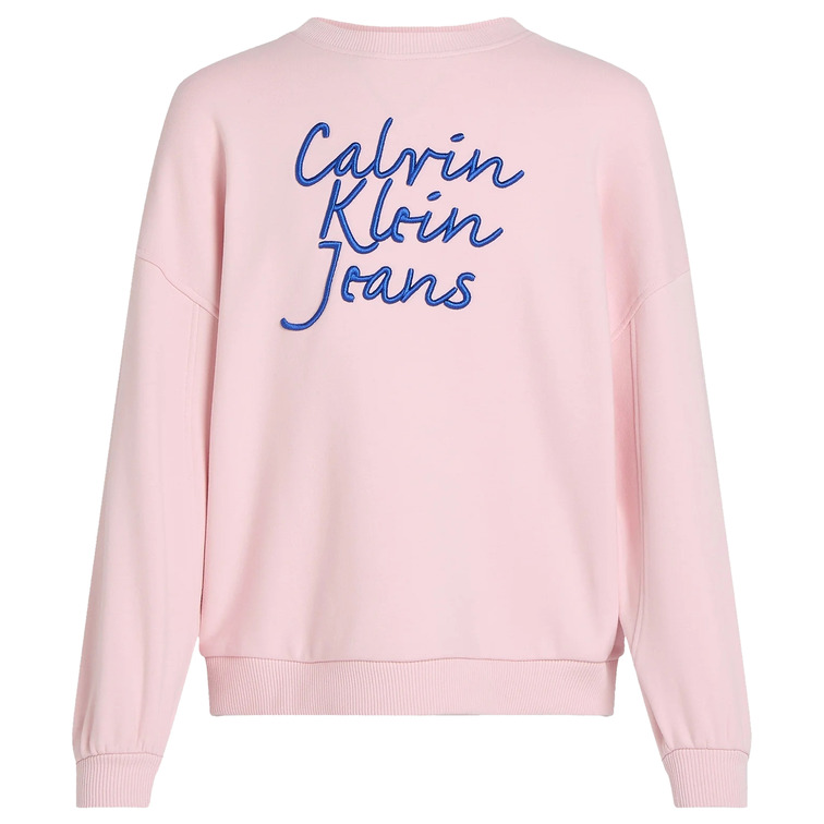 SUDADERA NIÑA CALVIN KLEIN LOGO EN RELIEVE FIT HOLGADO