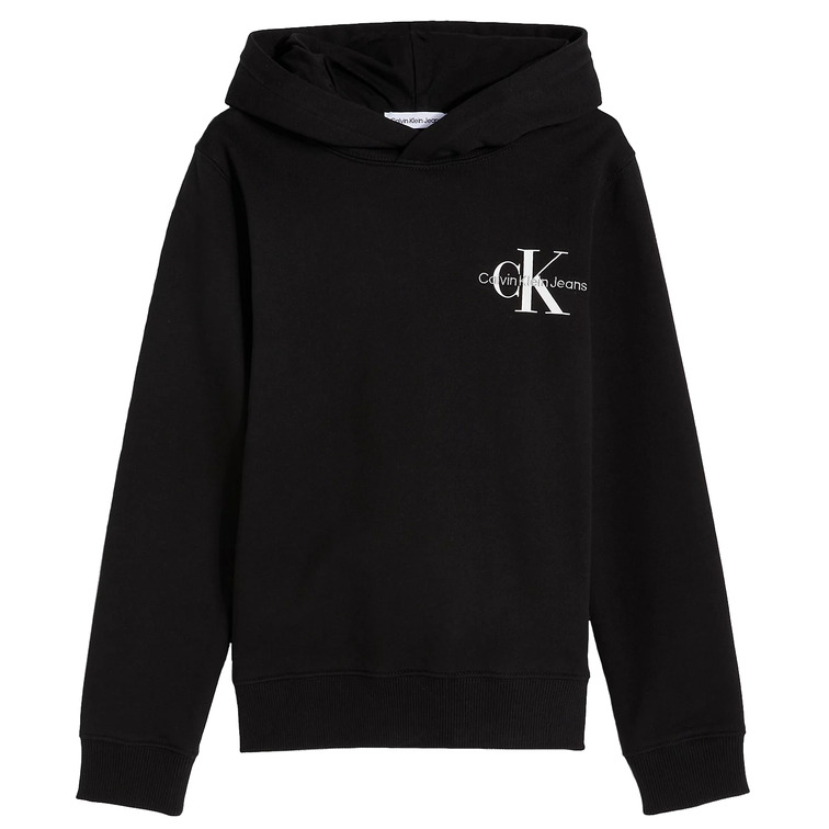 SUDADERA INFANTIL CALVIN KLEIN DE FELPA CON CAPUCHA Y LOGO