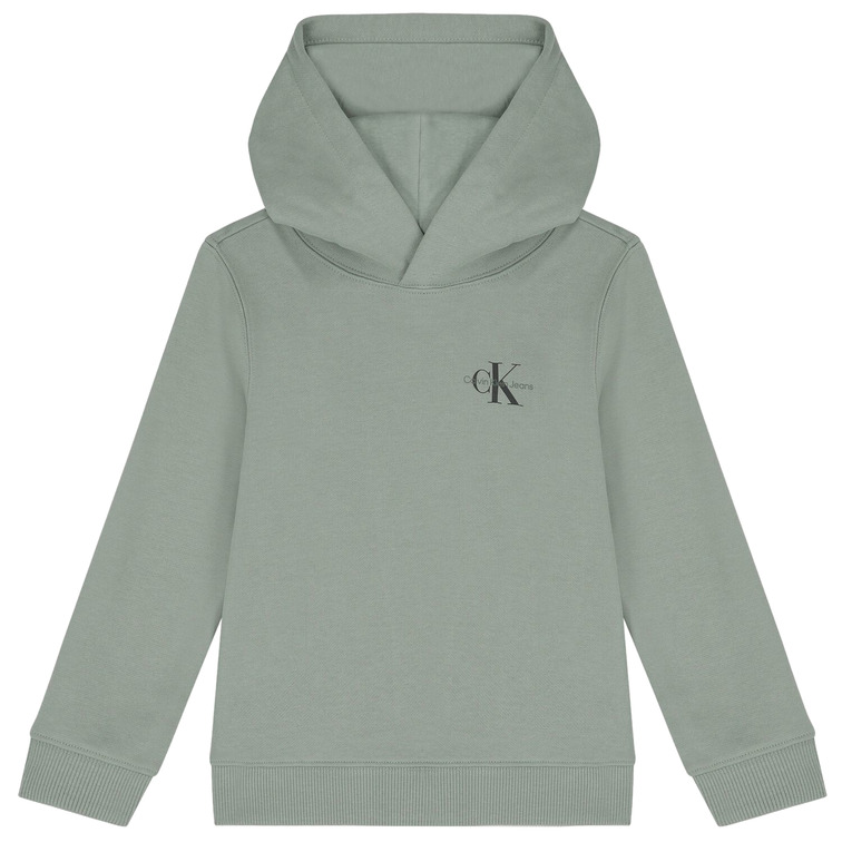 SUDADERA INFANTIL CALVIN KLEIN DE FELPA CON CAPUCHA Y LOGO