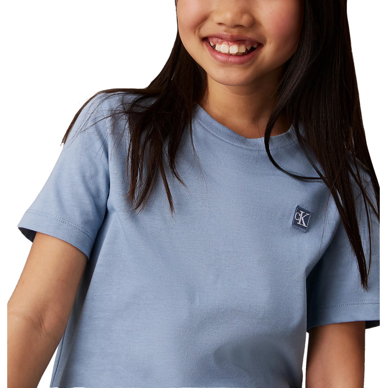 CAMISETA INFANTIL CALVIN KLEIN CON LOGO PARCHE