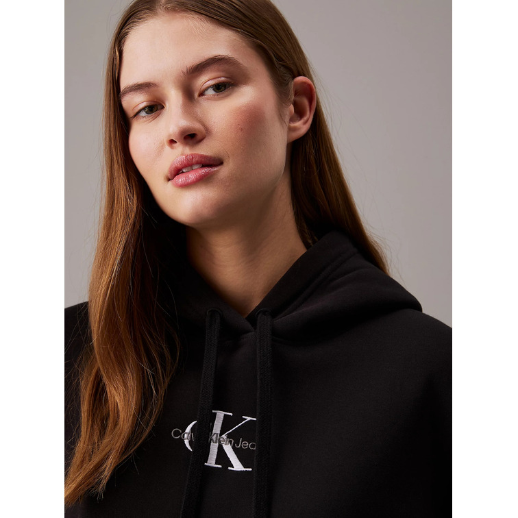 MUJER MONOLOGO REGULAR HOODIE BEH