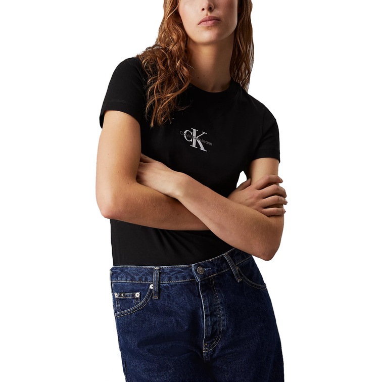 CAMISETA SLIM CON MONOGRAMA MUJER CALVIN KLEIN JEANS