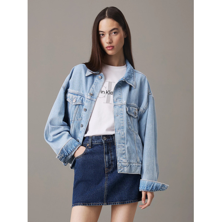 ABRIGO MUJER  CALVIN KLEIN BOXY DENIM JACKET