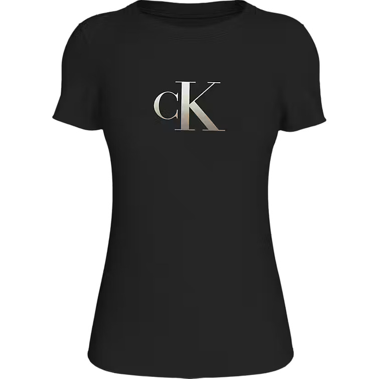 CAMISETA MUJER  CALVIN KLEIN GRADIENT CK SLIM TEE