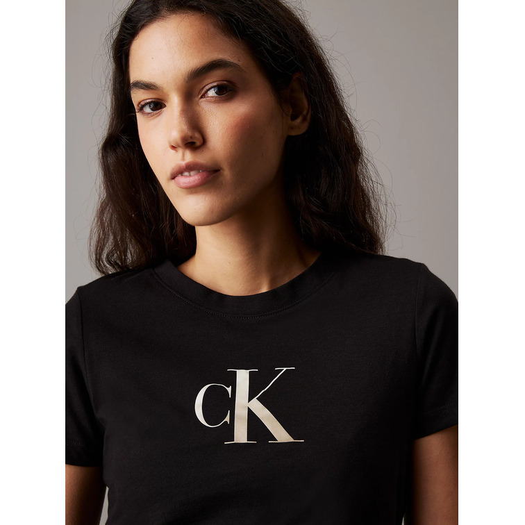 CAMISETA MUJER  CALVIN KLEIN GRADIENT CK SLIM TEE