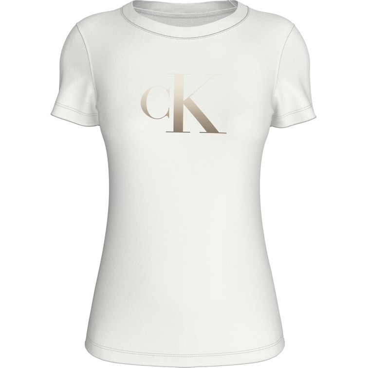 CAMISETA MUJER  CALVIN KLEIN GRADIENT CK SLIM TEE