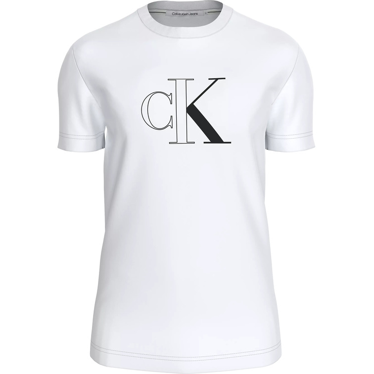 CAMISETA CON LOGO BICOLOR HOMBRE CALVIN KLEIN JEANS