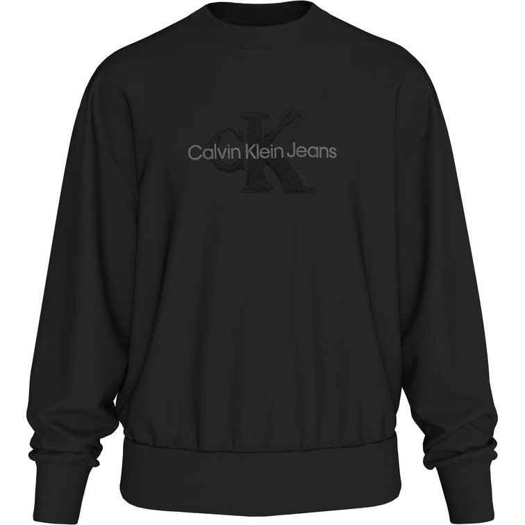 SUDADERA HOMBRE CALVIN KLEIN LOGO CHENILLA