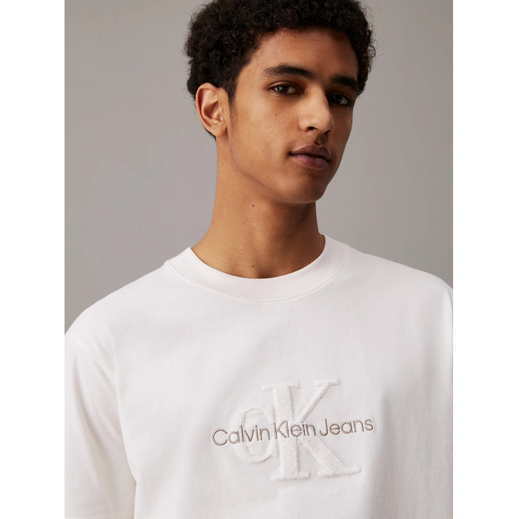 CAMISETA HOMBRE CALVIN KLEIN MONOLOGO CHENILLA