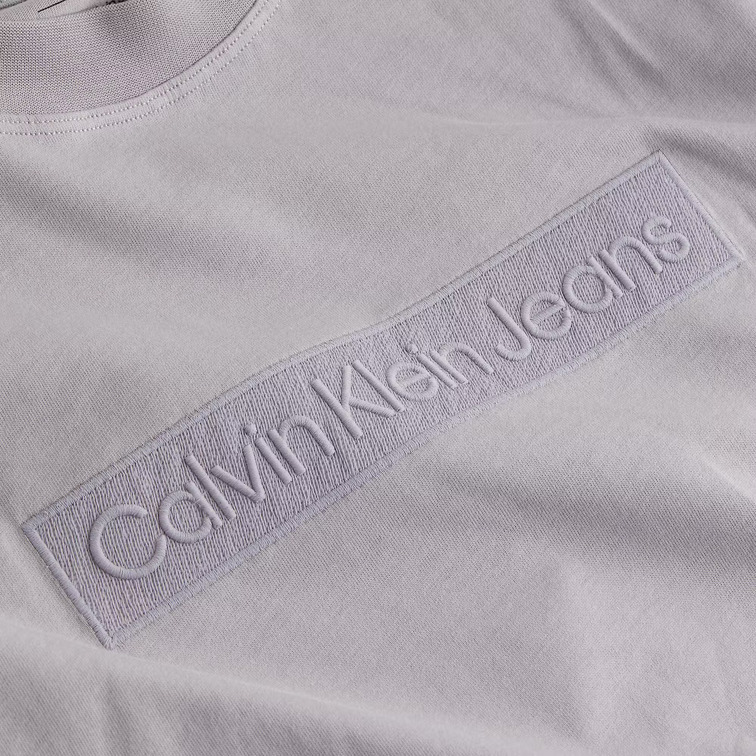 CAMISETA HOMBRE CALVIN KLEIN BOX LOGO BORDADO