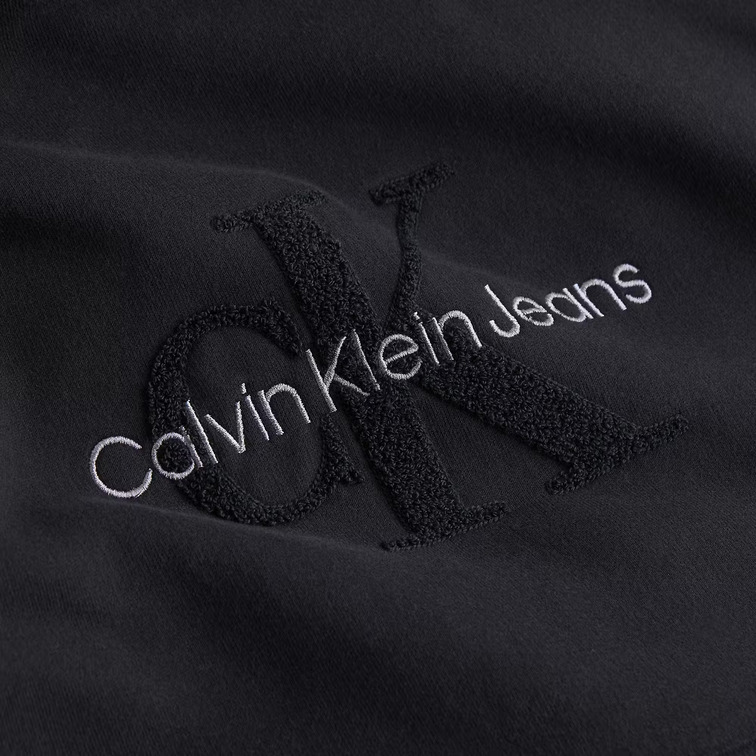 SUDADERA HOMBRE CALVIN KLEIN MONOLOGO CHENILLA