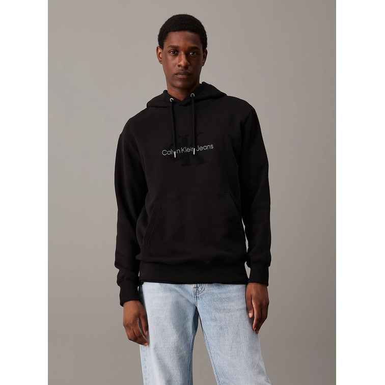 SUDADERA HOMBRE CALVIN KLEIN MONOLOGO CHENILLA