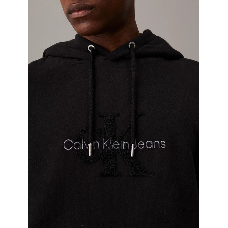 SUDADERA HOMBRE CALVIN KLEIN MONOLOGO CHENILLA