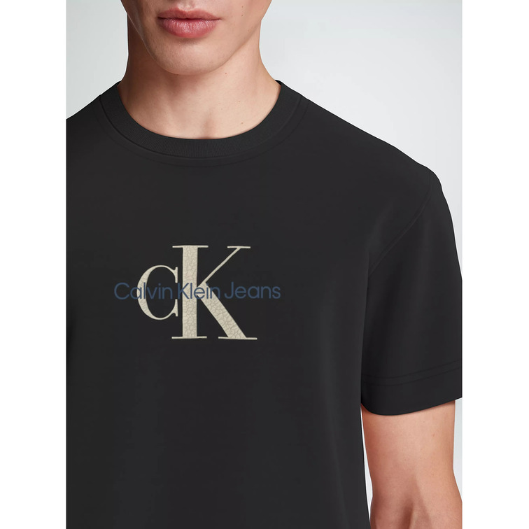 CAMISETA HOMBRE CALVIN KLEIN MONOLOGO DESGASTADO