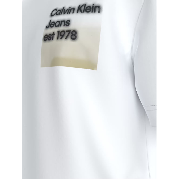 CAMISETA HOMBRE CALVIN KLEIN ESTAMPADO EN PECHO FIT HOLGADO