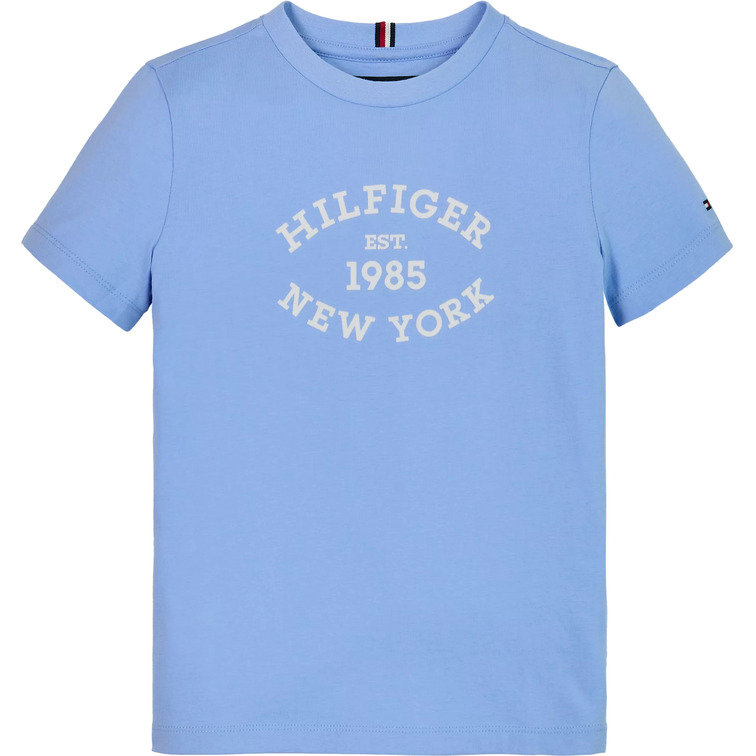 CAMISETA NIÑO TOMMY HILFIGER LOGO MONOTIPO ATERCIOPELADO