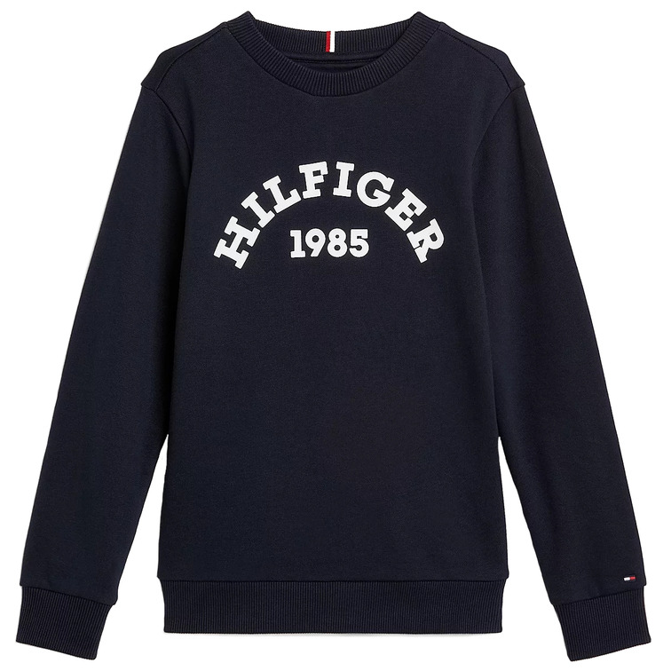 SUDADERA CON LOGO MONOTIPO 1985 NIÑO TOMMY HILFIGER