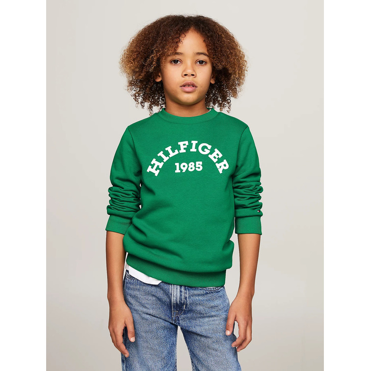 SUDADERA CON LOGO MONOTIPO 1985 NIÑO TOMMY HILFIGER