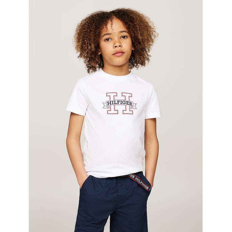 CAMISETA CON LOGO MONOTIPO NIÑO TOMMY HILFIGER