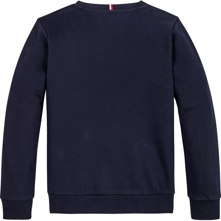 SUDADERA CON LOGO MONOTIPO ATERCIOPELADO NIÑO TOMMY HILFIGER