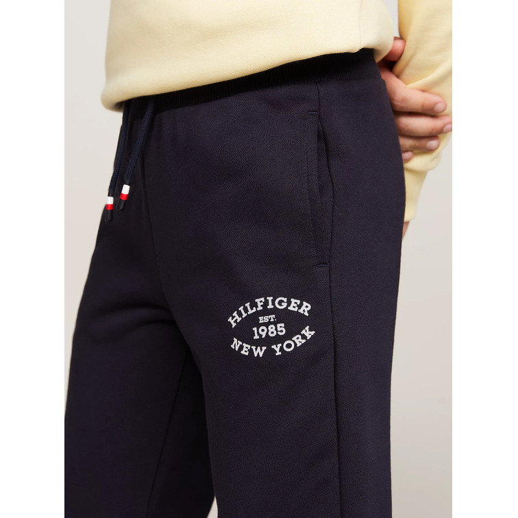 JOGGERS CON LOGO ATERCIOPELADO DEL MONOTIPO NIÑO TOMMY HILFIGER