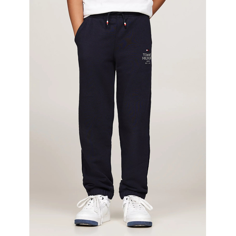 PANTALÓN JOGGER INFANTIL TOMMY HILFIGER CON BAJO ELÁSTICO Y LOGO