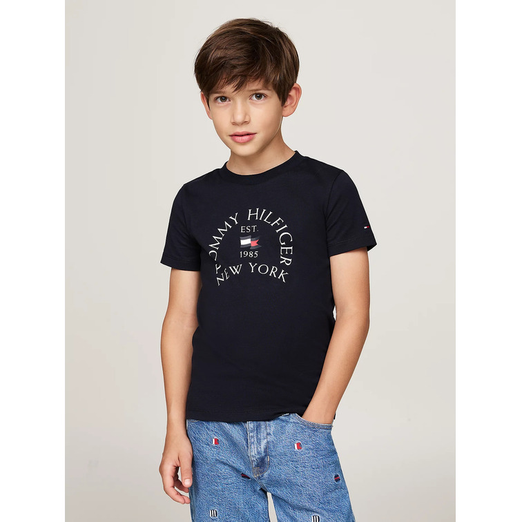 CAMISETA NIÑO TOMMY HILFIGER LOGO ESTAMPADO