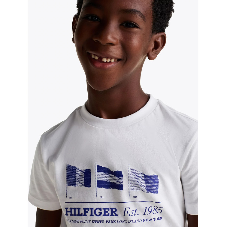 CAMISETA NIÑO TOMMY HILFIGER GRÁFICO BANDERA