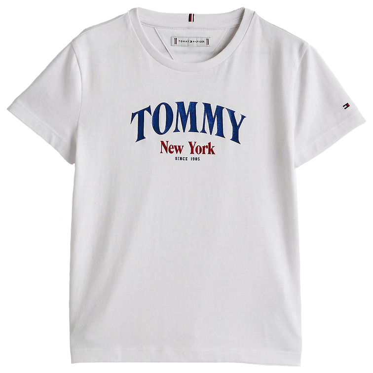 CAMISETA NIÑA TOMMY HILFIGER LOGO BRILLANTE