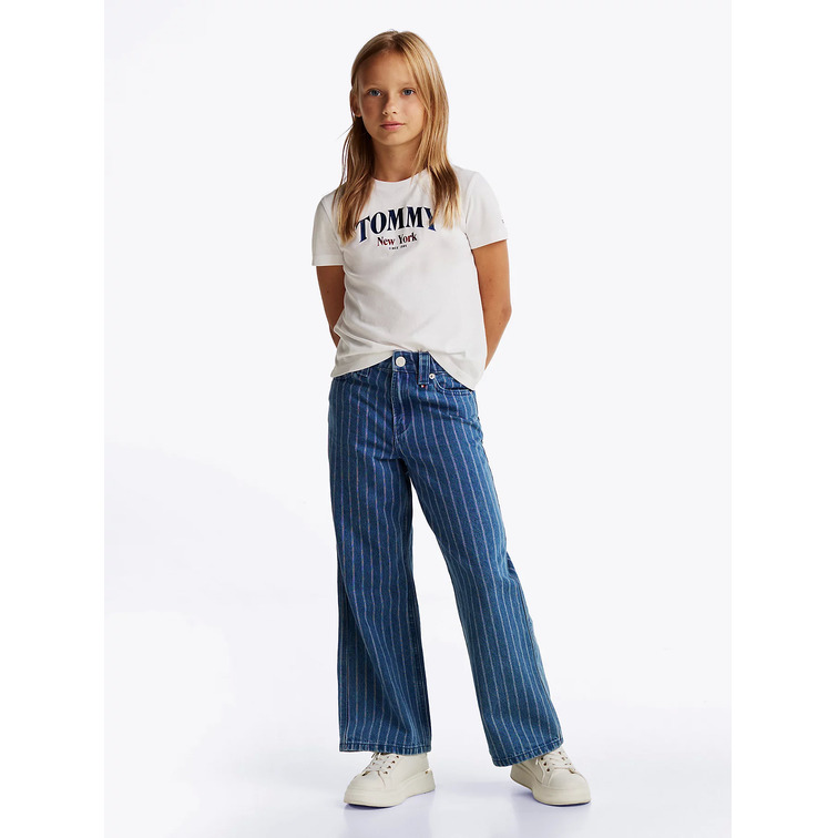 CAMISETA NIÑA TOMMY HILFIGER LOGO BRILLANTE