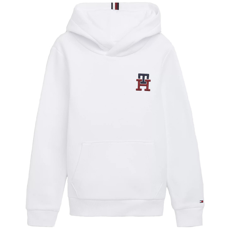 SUDADERA CON CAPUCHA Y LOGO BORDADO INFANTIL TOMMY HILFIGER