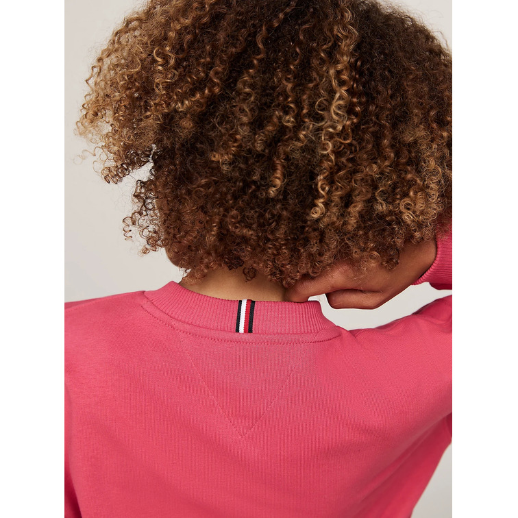 SUDADERA INFANTIL DE CUELLO REDONDO CON LOGO BORDADO TOMMY HILFIGER