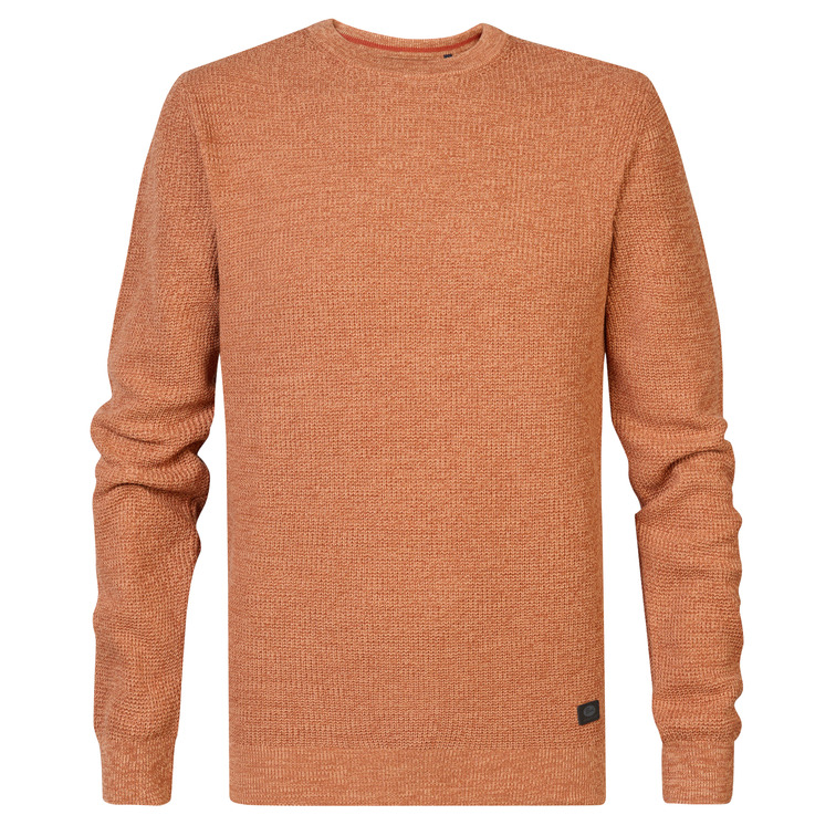 JERSEY HOMBRE  PETROL MEN KNITWEAR ROUND NECK BASIC