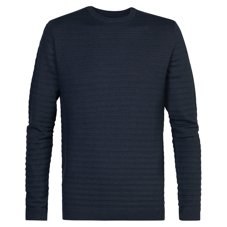 JERSEY HOMBRE  PETROL MEN KNITWEAR ROUND NECK BASIC