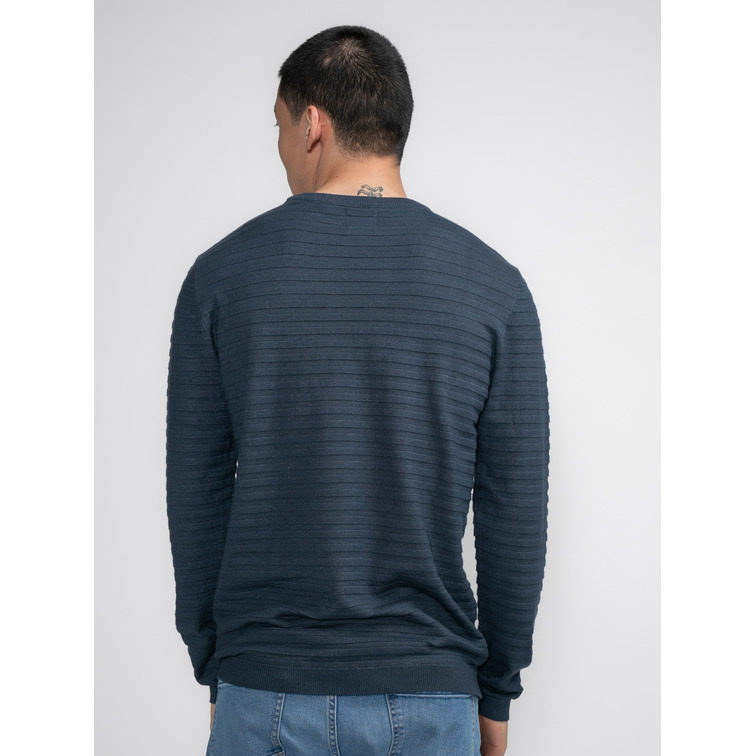 JERSEY HOMBRE  PETROL MEN KNITWEAR ROUND NECK BASIC