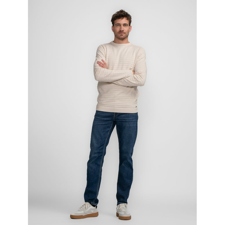 JERSEY HOMBRE  PETROL MEN KNITWEAR ROUND NECK BASIC