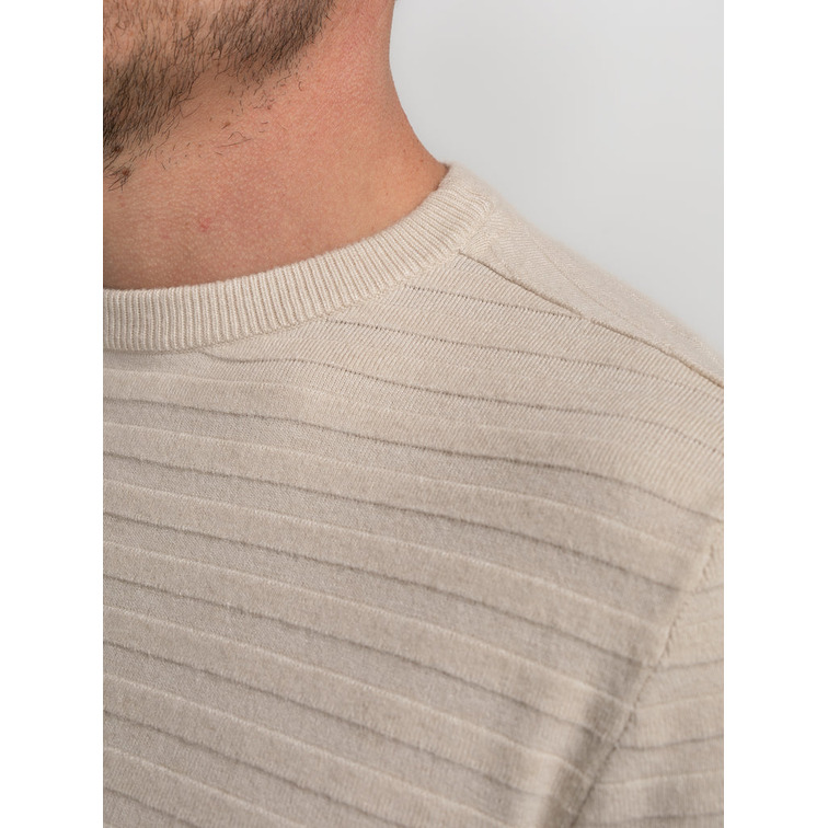 JERSEY HOMBRE  PETROL MEN KNITWEAR ROUND NECK BASIC