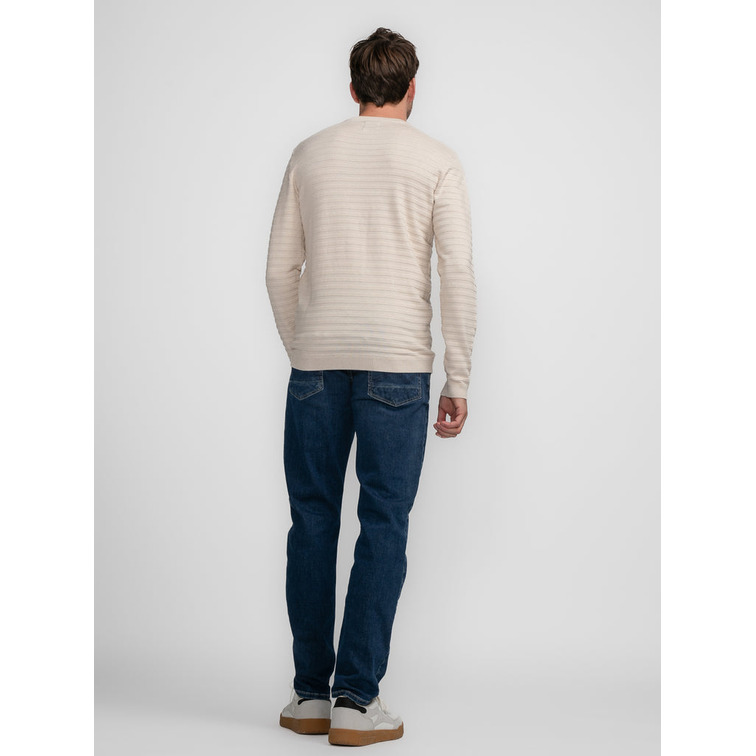 JERSEY HOMBRE  PETROL MEN KNITWEAR ROUND NECK BASIC