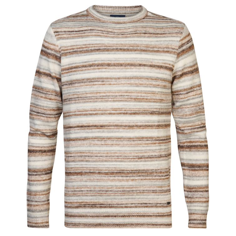 JERSEY HOMBRE  PETROL MEN KNITWEAR ROUND NECK BASIC