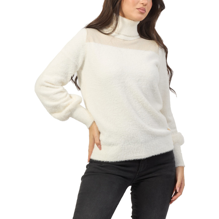 JERSEY MUJER YESZEE CUELLO ALTO EFECTO MOHAIR