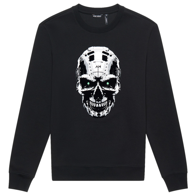 SUDADERA HOMBRE ANTONY MORATO ESTAMPADO CALAVERA SLIM FIT