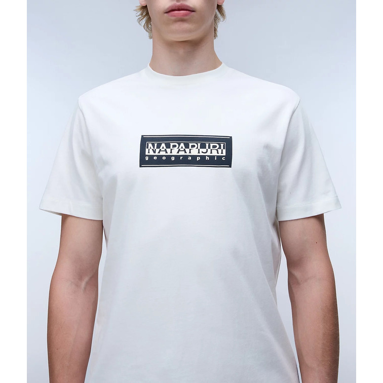 CAMISETA HOMBRE  NAPAPIJRI S-BOX LOGO SS